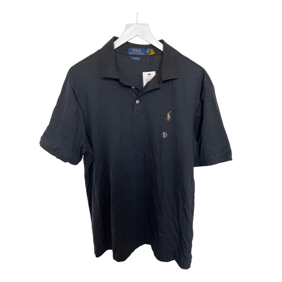 Ralph Lauren Classic Black Polo Shirt - Picture 1 of 4